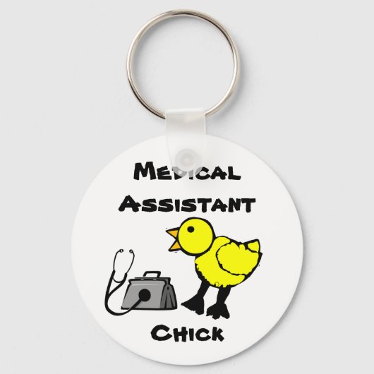 Medical Assistant Chick Sleutelhanger (Voorkant)