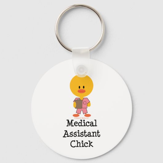 Medical Assistant Chick Sleutelhanger (Voorkant)