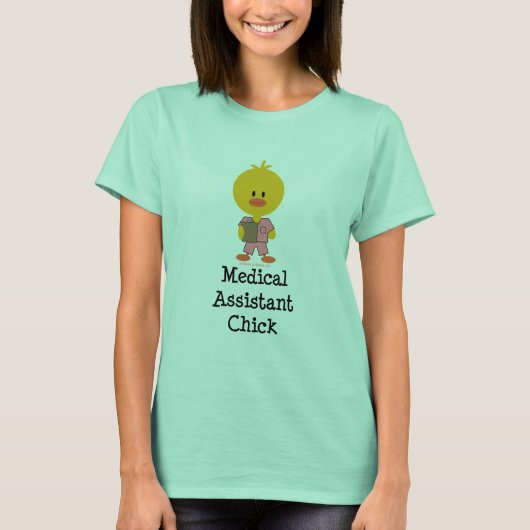 Medical Assistant Chick T-shirt (Voorkant)