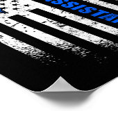 Medical Assistant CMA Patriotic American Flag Poster (Hoek)