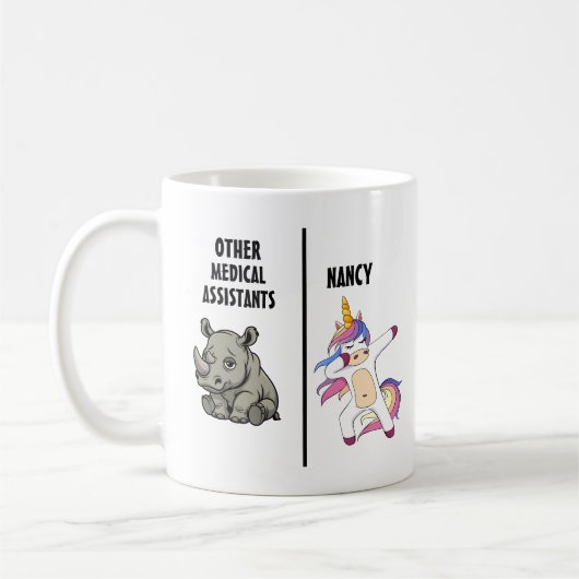 Medical Assistant Gift, Personalized Medical  Koffiemok (Links)
