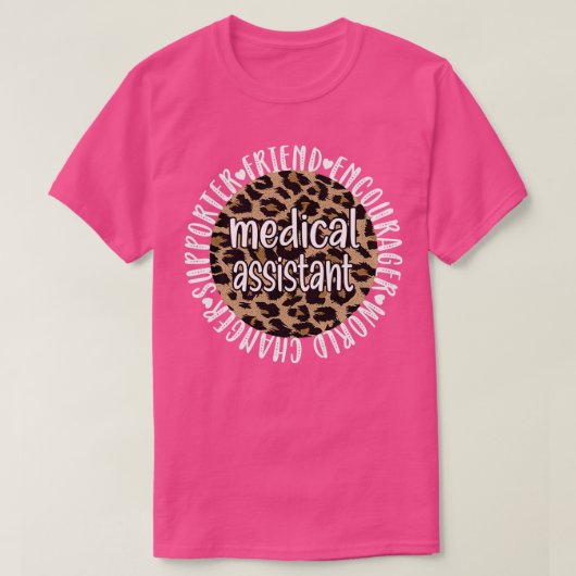 Medical Assistant Gifts Certified Med Assistant 6 T-shirt (Design voorkant)