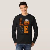 Medical Assistant Love Halloween Nursing Pumpkin S T-shirt (Voorkant volledig)
