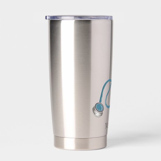 Medical Assistant Stethoscope Personalized Geïsoleerde Drinkbeker (Rechts)