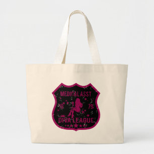 Medical Asst Diva League Grote Tote Bag
