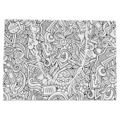 Medical B&W-patroon Groot Cadeauzakje (Achterkant)