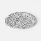 Medical B&W-patroon Papieren Bordje (Gekanteld)