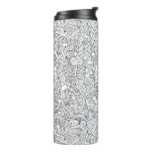 Medical B&W-patroon Thermosbeker (Gedraaid links)