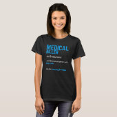 Medical Biller Biller Medical Coder Billing ICD T-shirt (Voorkant volledig)