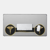 Medical Caduceus Gold Professional Bureaumat (Keyboard & Muis)