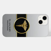 Medical Caduceus Gold Professional Case-Mate iPhone Case (Achterkant (horizontaal))