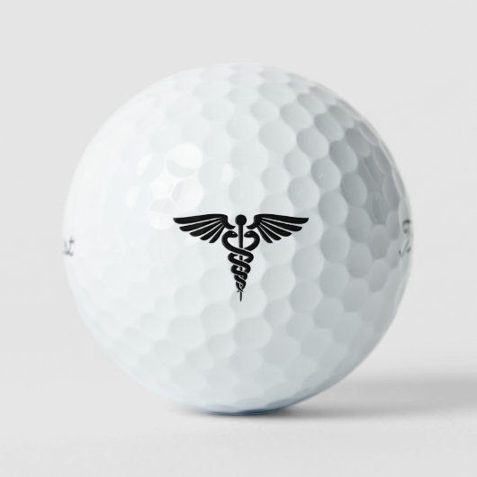 Medical Caduceus Golfballen (Voorkant)