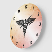 Medical Caduceus Kijk naar de bijtende marmer Grote Klok (Hoek)