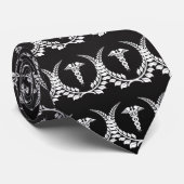 Medical Caduceus Laurel Stropdas (Opgerold)