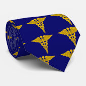 Medical Caduceus Stropdas (Opgerold)