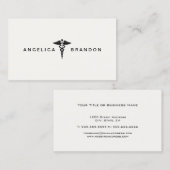 Medical Caduceus Visitekaartje (Voorkant / Achterkant)