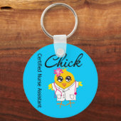 Medical Chick v2 Certified Nurse Assistant Sleutelhanger (Voorkant)