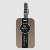 Medical Classy Noble Rod van Asclepius Silver Bagagelabel (Voorkant (verticaal))