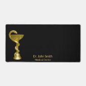 Medical Classy Snake Bowl Hygieia Gold Caduceus Bureaumat (Voorkant)