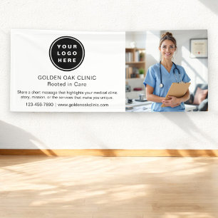 Medical Clinic Health Business Logo Foto Spandoek