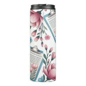 Medical Clipboard Stethoscope Floral Pattern Thermosbeker (Achterkant)