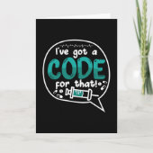 Medical Code I've Got A Code For That ICD Coding Kaart (Voorkant)
