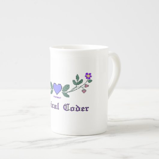 Medical Coder Blue CS Afdrukken Porselein Kop (Voorkant rechts)