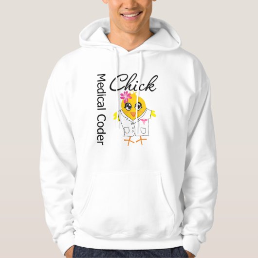 Medical Coder Chick Hoodie (Voorkant)