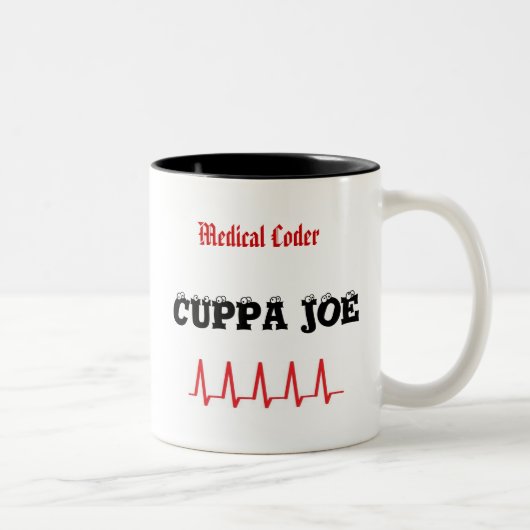 Medical Coder Cuppa Joe Tweekleurige Koffiemok (Rechts)