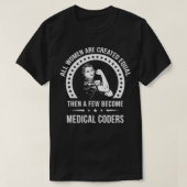 Medical Coder for Women Medical Code T-shirt (Design voorkant)