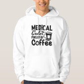 Medical Coder Fueled By Coffee Programmer Coding Hoodie (Voorkant)
