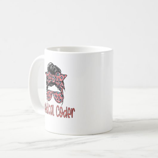 Medical Coder Gift Koffiemok (Voorkant links)