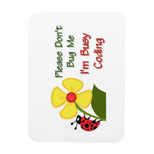 Medical Coder Ladybug Magneet (Verticaal)