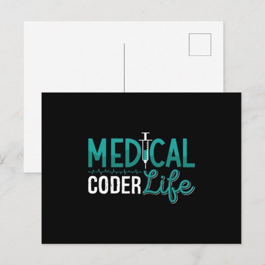 Medical Coder Life Assistant ICD Codering Programm Briefkaart (Voorkant / Achterkant)