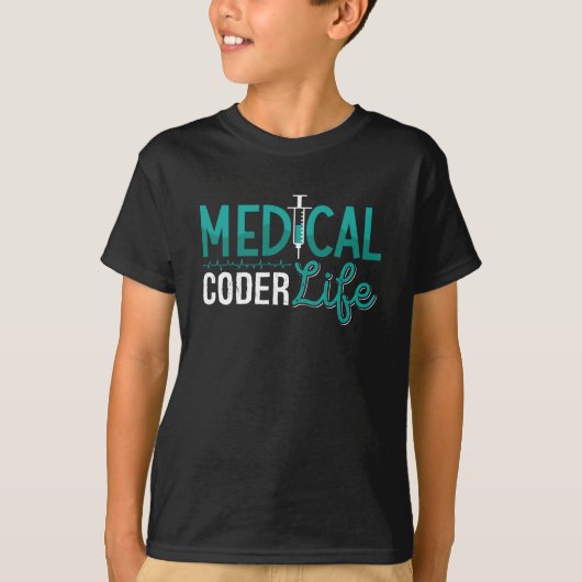 Medical Coder Life Assistant ICD Codering Programm T-shirt (Voorkant)