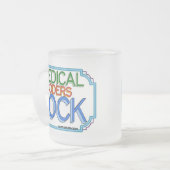Medical Coders Rock Matglas Koffiemok (Voorkant links)