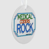 Medical Coders Rock Ornament (voorkant)