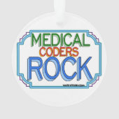 Medical Coders Rock Ornament (achterkant)