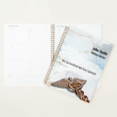 Medical Copper Caduceus Roos Gold Luxe Marble Planner (Display)