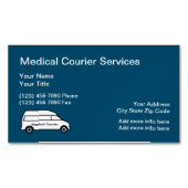 Medical Courier Services Magnetisch Visitekaartje (Voorkant)