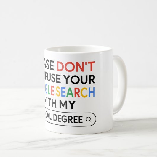 Medical Degree Mug Koffiemok (Voorkant rechts)
