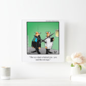 Medical/Doctor Humor Wall Clock Gift Vierkante Klok (Huis)