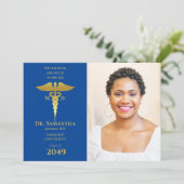 Medical Doctor MD RN Verpleegkundige Afstuderen BL Kaart (Staand voorkant)