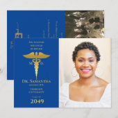 Medical Doctor MD RN Verpleegkundige Afstuderen BL Kaart (Voorkant / Achterkant)