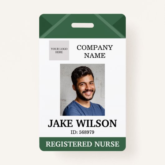 Medical Doctor Nurse Aged Care Beveiligingsfoto ID Badge (Voorkant)