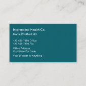 Medical Doctor Office Business Cards Visitekaartje (Voorkant)