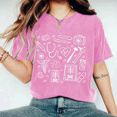 Medical Doodle Shirt voor RN, MD of toekomstige ge