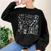 Medical Doodle Shirt voor RN, MD of toekomstige ge