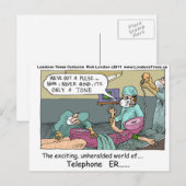 Medical Emergency 4 Telefoons Funny Gift Mok Kaart (Voorkant / Achterkant)