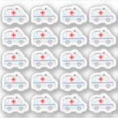 Medical Emergency Ambulance Paramedic Bujo Planner Sticker (Voorkant)